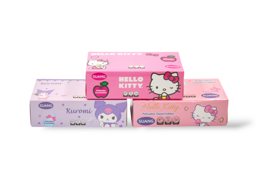 Pack3 Cajas Pañuelos Desechables Kitty