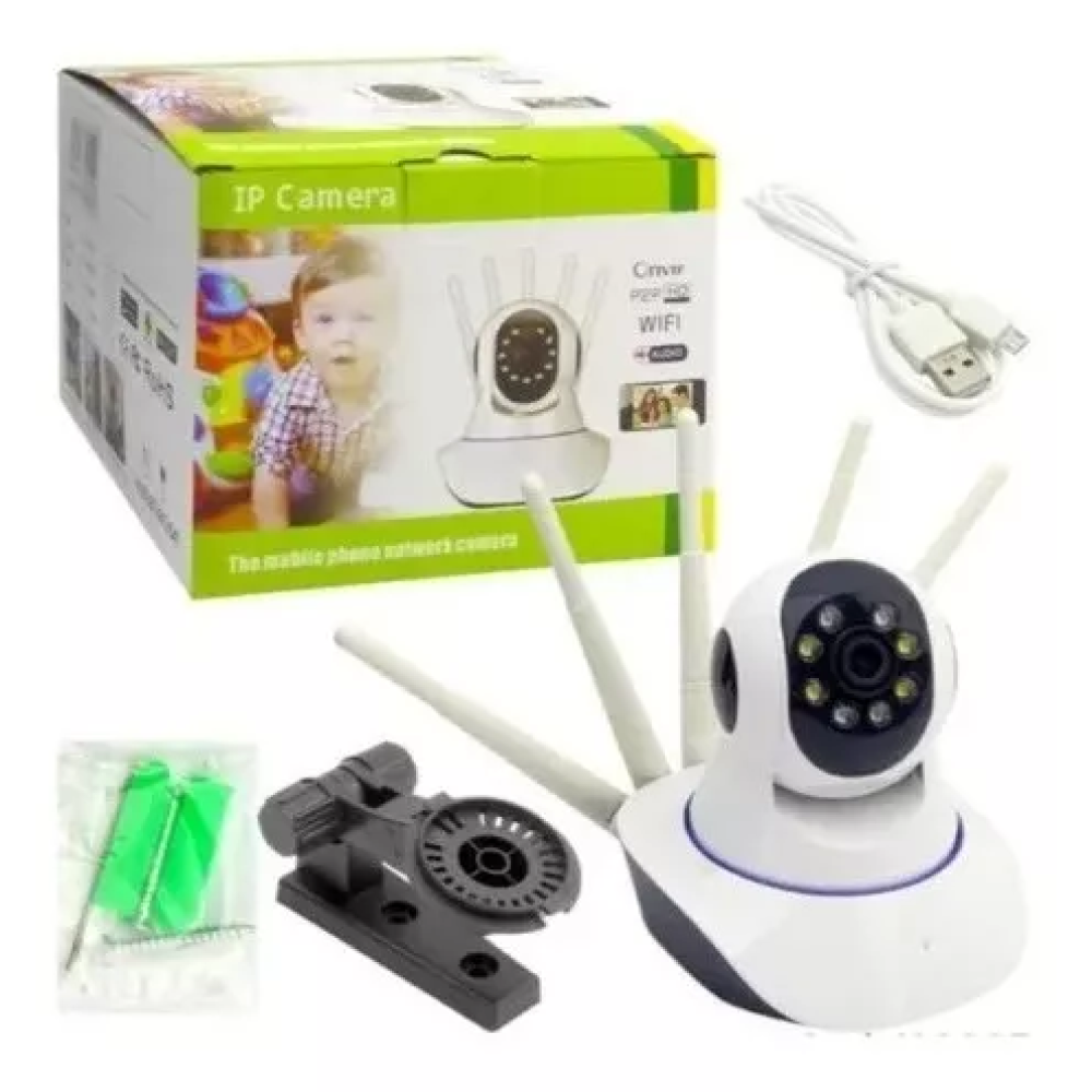 Camara IP WIFI 5 antenas 1080p